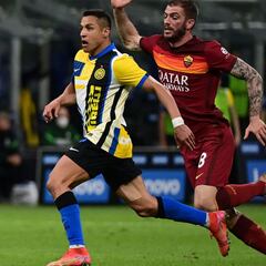 Una joyita: el magistral pase de taco de Sánchez ante la Roma