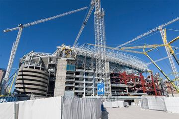 Vista de las obras en el exterior. 