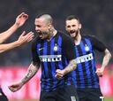 El Inter gana a la Sampdoria con Icardi en la grada de San Siro