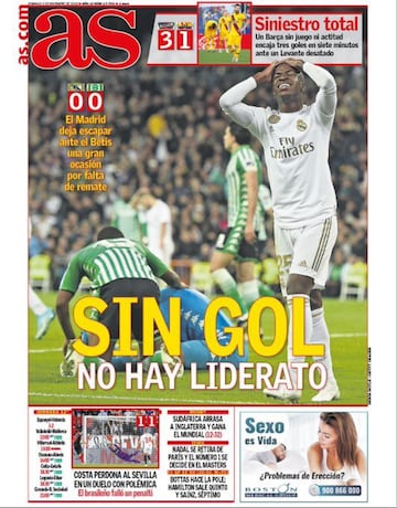 Las portadas de AS de noviembre