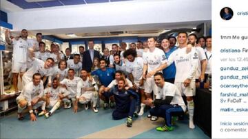 Cristiano Real Madrid post-match photo Manchester City Champions League 2016