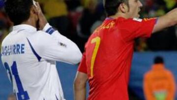 <b>PISOTÓN Y GOLPE. </b>Izaguirre le provocó.