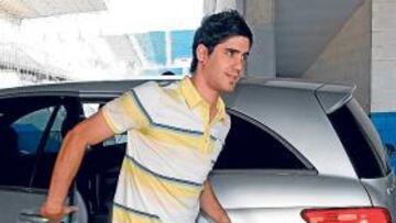 <b>DESEOS CUMPLIDOS. </b>Roberto Santamaería ya se encuentra en Málaga con todas las ganas del mundo