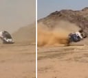 Espeluznante accidente de Jesús Calleja en el Dakar