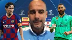 Que no le toquen a Messi: la reacción de Pep cuando lo ponen al nivel de Benzema