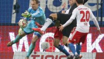 Marcelo Díaz en su segundo partido por el Hamburgo