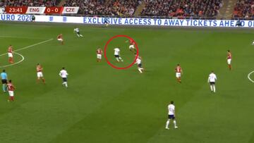 Mucho más que un '9': vean lo que hizo Kane en el 1-0 inglés