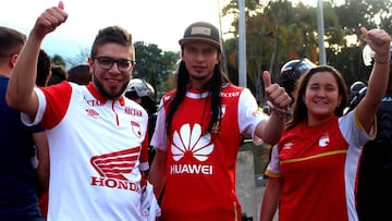 Hinchas llegan a Ibagué para apoyar a Santa Fe