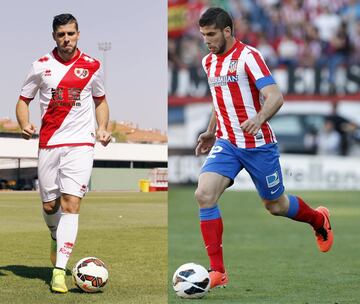 El lateral izquierdo argentino jugó con el Atlético dos temporadas entre 2012 y 2014. Defendió los colores del Rayo la temporada 2014-15. 