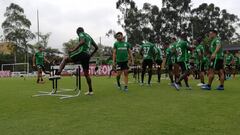 Entrenamiento de Atl&eacute;tico Nacional