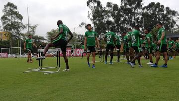 Entrenamiento de Atlético Nacional