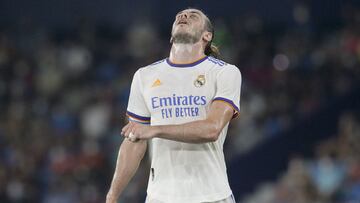 Bale, durante un partido con el Real Madrid.