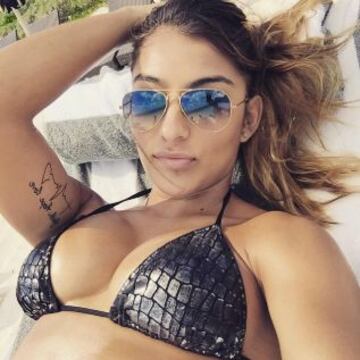 Sam García, la explosiva y deportista novia de George Hill