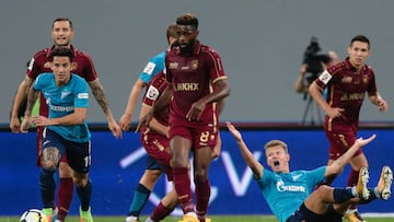 Imagen de un partido entre el Zenit y el Rubin Kazan de la temporada pasada.