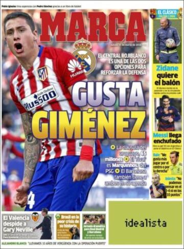 Portadas de la prensa mundial