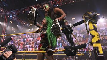 Ember Moon y Shotzi Blackheart