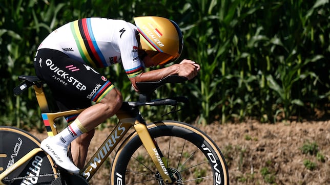 Evenepoel rompe el reloj, Pogacar rompe el Tour