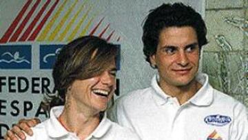 <b>PAREJA PERFECTA.</B> Ana Burgos e Iván Raña lideran el equipo español femenino y masculino.