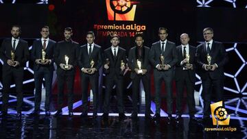 Imagen de la gala de LaLiga 2015