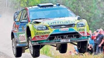 <b>A UN PUNTO. </b>Esa es la distancia que separó a Hirvonen de Loeb.