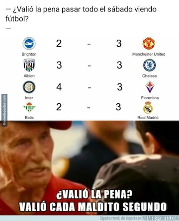 Las memes más divertidos de la jornada