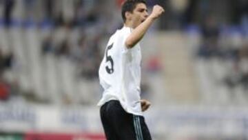 David Mateos, en una partido con el Castilla.