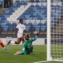 Linda Caicedo abre la goleada de Real Madrid ante Las Planas