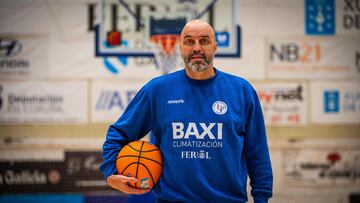 Lino López, entrenador y director deportivo del Baxi Ferrol.