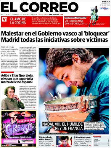 Reconocimiento unánime de la prensa a la gesta de Rafa Nadal