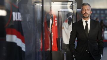 Dani Garrido, director de &#039;Carrusel&#039;, en el estreno del Hall of Fame del Baloncesto Espa&ntilde;ol en Sevilla. 