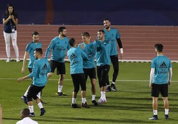 Último entrenamiento antes de la final del Mundial de Clubes