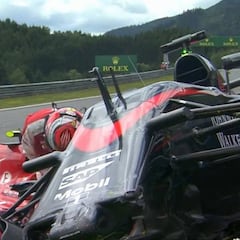 Alonso en Austria, escenario de su peor susto en el Mundial 2015