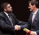 Un Casillas emocionado recibe la Medalla de Oro de Ávila