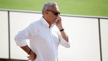 Mario Husillos, en el estadio Ciudad de M&aacute;laga.