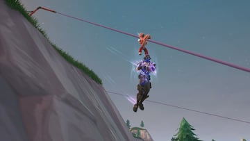 ¿Dónde están las tirolinas en Fortnite?