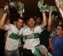 Miles de aficionados festejan en Elche el ascenso a Primera