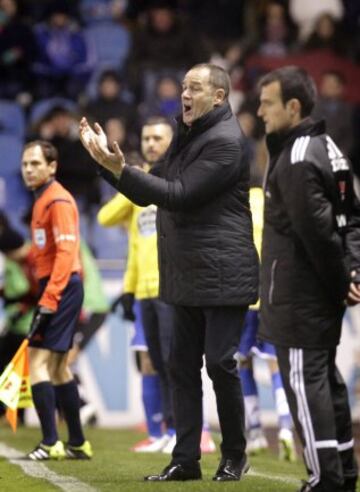 El entrenador del Deportivo, Víctor Fernández.