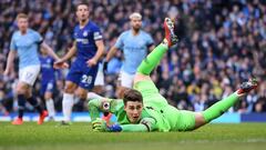 Kepa ante el Manchester City.