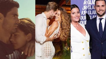 Las parejas más famosas formadas por un futbolista y una modelo.