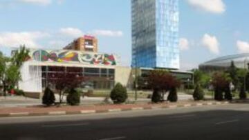 En el Palacio de Congresos.