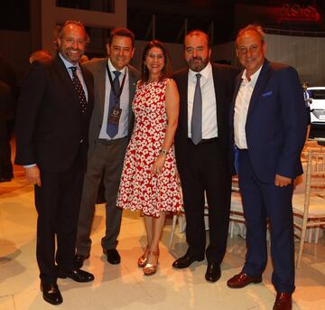 Cantón, Roncero, Inmaculada García Martínez (Loterías y Apuestas del Estado), Sainz y Cacho.