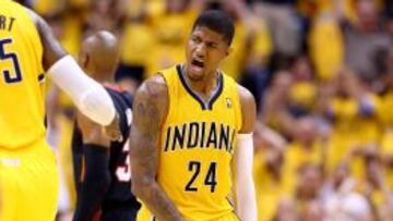 Paul George, durante las pasada final del Este ante Miami.