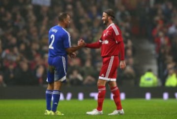 David Beckham y Cafú.