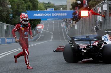 El piloto de Ferrari no tuvo lesiones graves.
