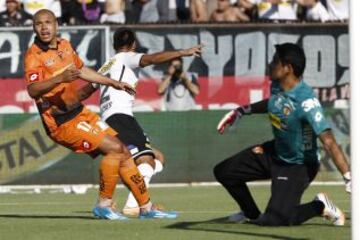 Los albos no tuvieron problemas para superar a Cobreloa, en la pen&uacute;ltima fecha del torneo.