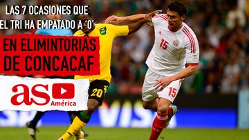 México acumula 7 empates a 0 en eliminatorias en el Azteca