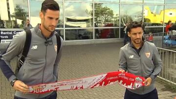 El Sevilla ya está en Liverpool para seguir haciendo historia
