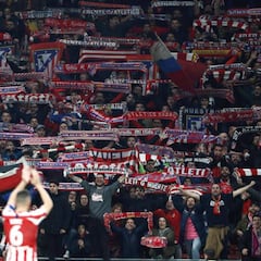 La afición del Atlético vuelve a acudir al rescate del equipo