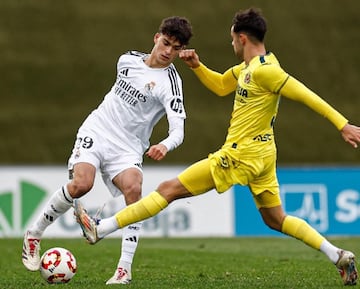 Mario Martn, contra el Villarreal B.