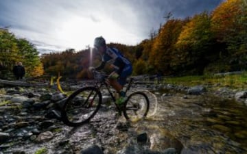 El impresionante paisaje en que se vivió la carrera de MTB